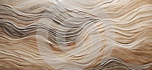 Textured Stone Waves Abstract Background. Generative ai