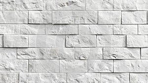 Textured White Stone Wall Background for Interior Design Projects