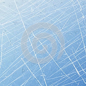Textures blue ice. Ice rink. Vector illustration background.