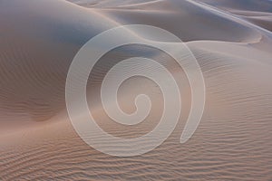 Textures of a desert`s sand