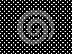 texturised white color polka dots over black background