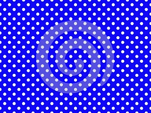 texturised white color polka dots over blue background