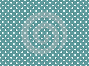 texturised white color polka dots over cadet blue cyan backgroun