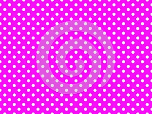 texturised white color polka dots over fuchsia purple background