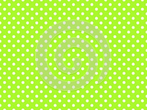 texturised white color polka dots over green yellow background