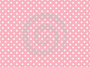 texturised white color polka dots over light pink background