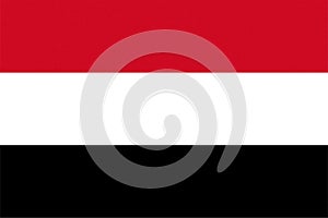 Texturized Yemeni Flag of Yemen