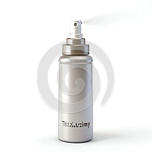 Texturizing spray on white background