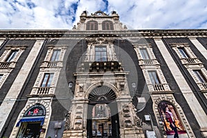 Tezzano Palace on Stesicoro Square in Catania photo
