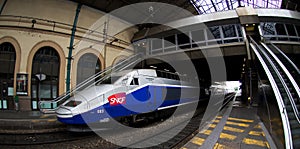 TGV Train in Lyon station