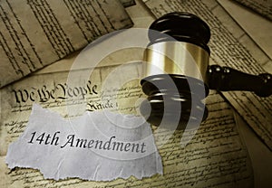 Fourteenth Amendment concept photo