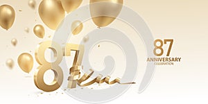87th Anniversary Celebration Background