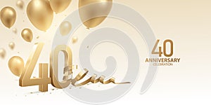 40th Anniversary Celebration Background photo