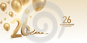 26th Anniversary Celebration Background photo