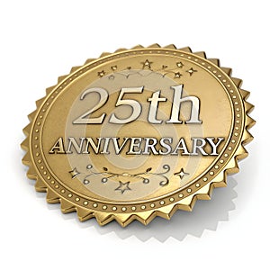 25th anniversary 3D rendering