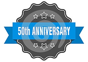 50th anniversary label