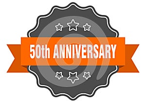 50th anniversary label