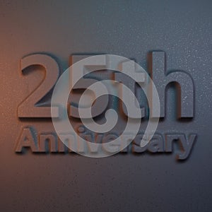 25th anniversary relief