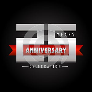 25th Anniversary Sign