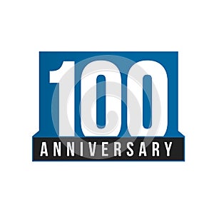100 aniversario icono.designación de la organización o institución plantilla.tarjeta de felicitación diseno elemento.la tienda aniversario símbolo 