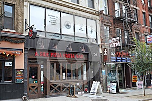 9th Avenue in Hell's Kitchen district of Manhattan