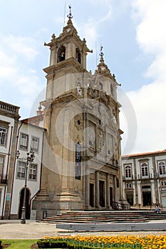 17th-century baroque Holy Cross Church, Braga, Portugal