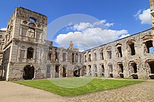 17th century castle Krzyztopor, italian style palazzo in fortezza, Ujazd, Poland