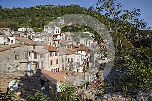 The 12th century French village of Peille