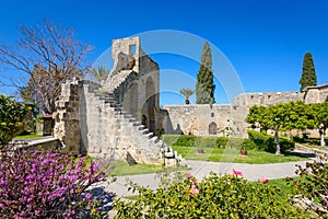 13th century Gothic monastery at Bellapais,northern cyprus 6 photo