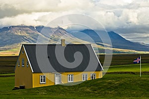 19th century old wooden house at Glaumbaer farm