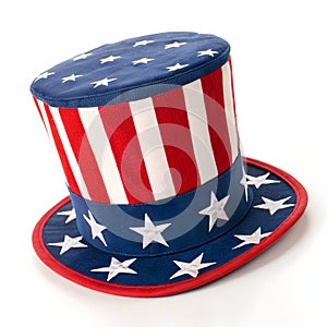 4th of July isolated on white background