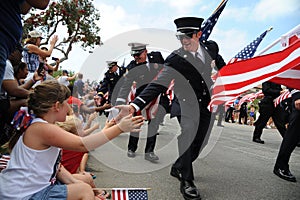 4th of July Parade Huntington Beach CA USA