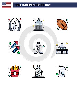  4červenec spojené státy americké šťastný nezávislost ikona symboly skupina z9byt plný vedení z americký ohňostroj spojené státy americké americký 