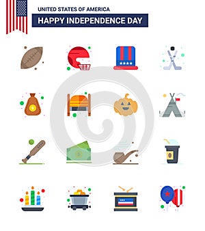  4červenec spojené státy americké šťastný nezávislost ikona symboly skupina z16 byty z sentimentální stav americký 