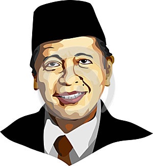 9th Vice President of Indonesia Hamzah Haz photo