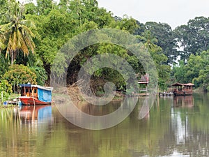 Tha Chin River at Sam Chuk, Suphanburi, Thailand