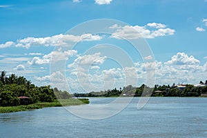 Tha Chin River, Samut Sakhon Province, Thailand