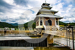 Tha Chomphu dam in Lamphun province