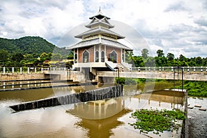 Tha Chomphu dam in Lamphun  province