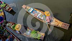 Tha Kha Floating Market