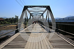 Tha Pai Memorial Bridge historical landmark in Pai