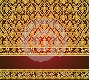 Thai Art Background pattern