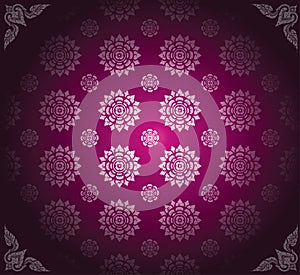 Thai Art Background pattern vector