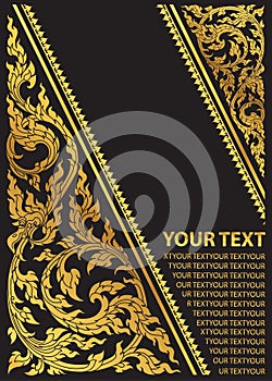 Thai Art layout Background