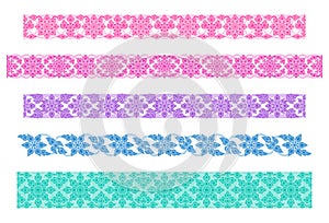 Thai art seamless boarder pattern