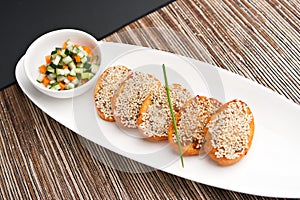 Shrimp Sesame Toasts