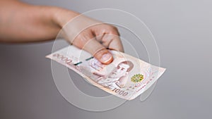 Thai baht banknote