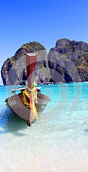 Thai boat on the islands