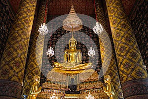 Thai Buddha Golden Statue.
