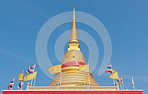 Thai Buddhist golden pagoda